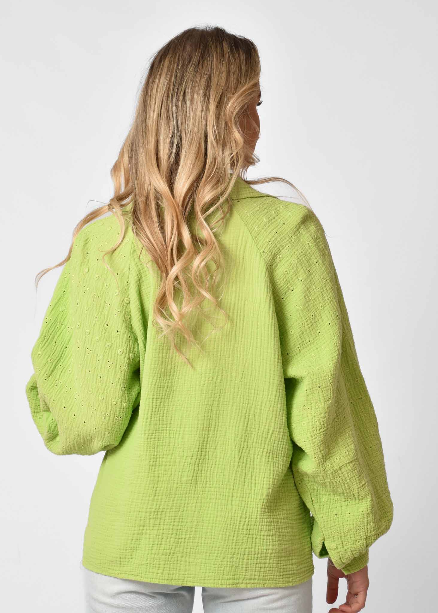 Loua blouse groen