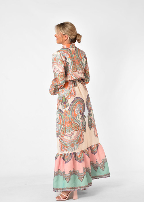 Anna jurk multikleur