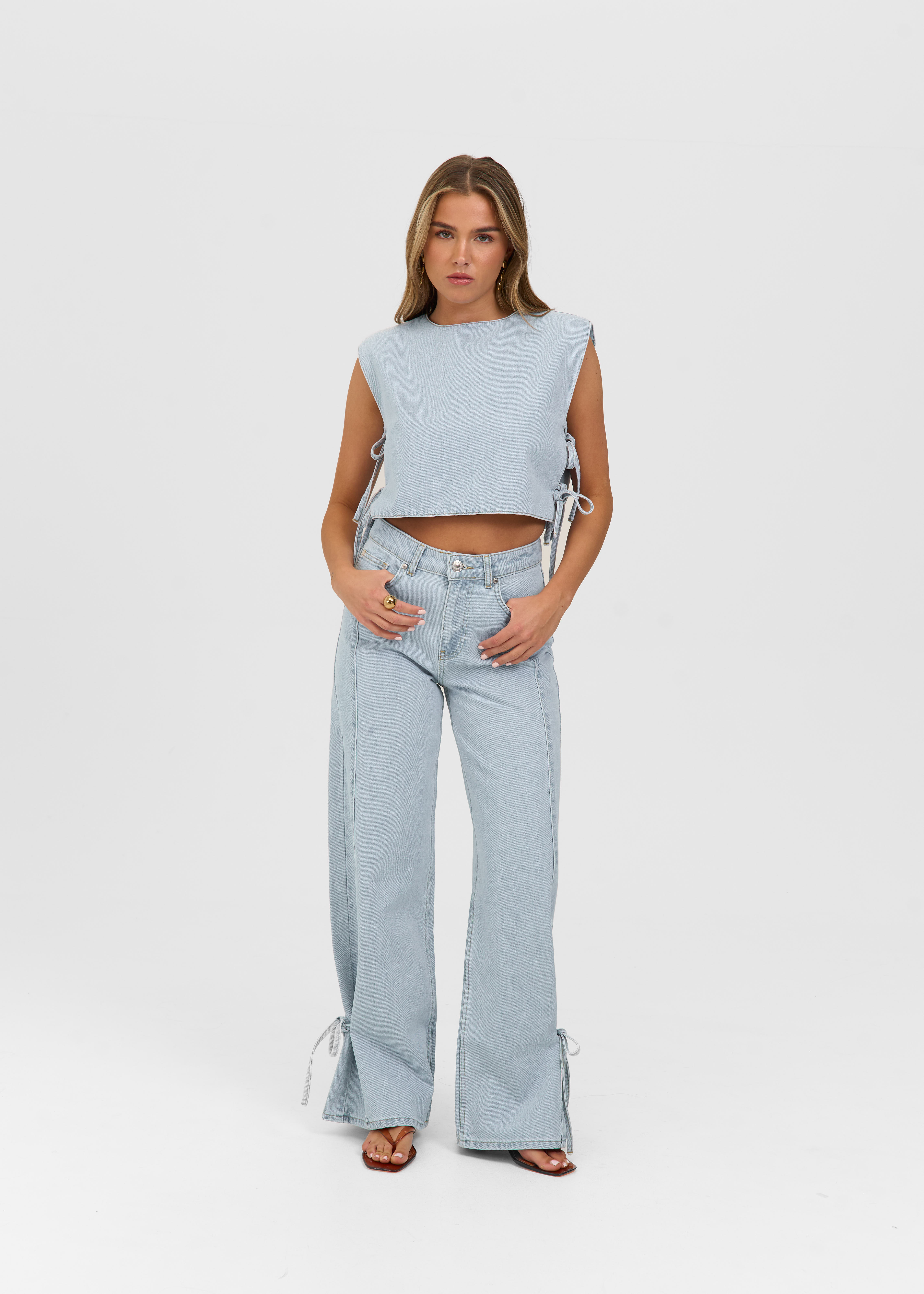 Izzy denim top
