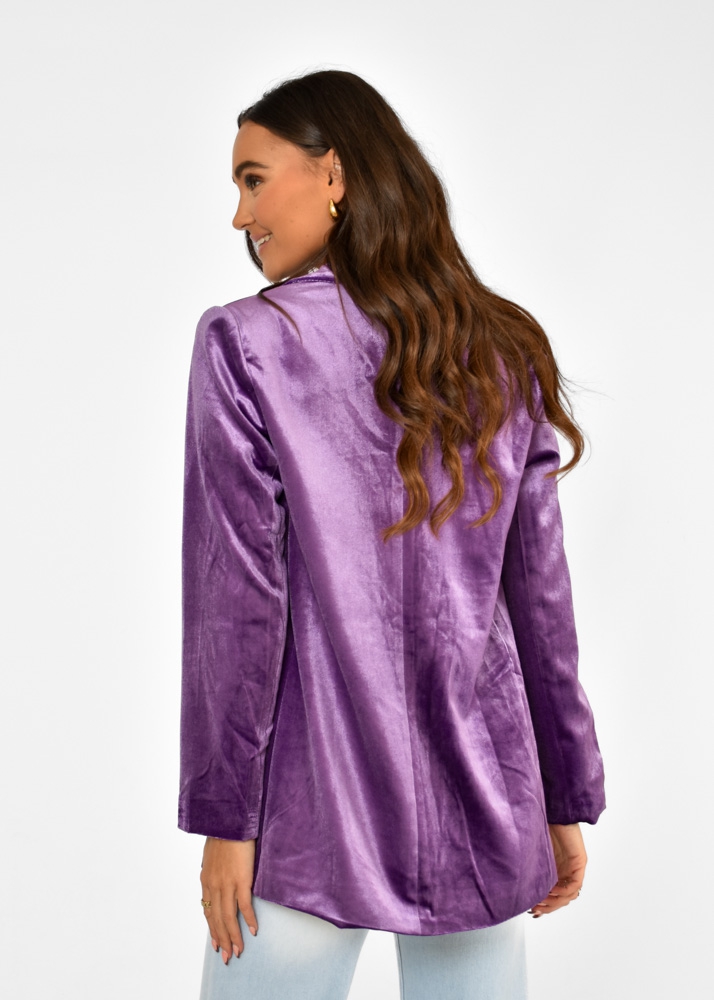 Cleo blazer paars