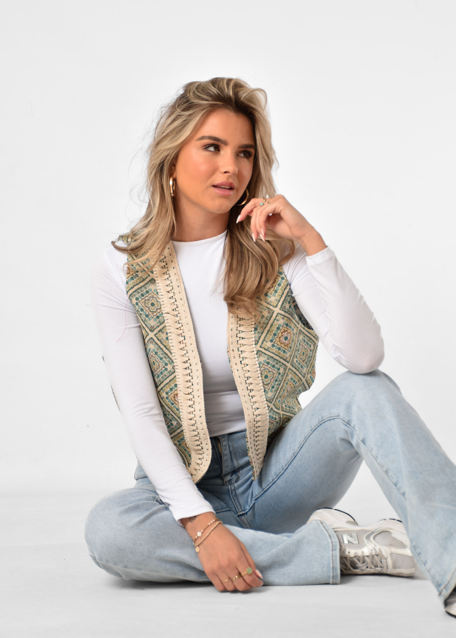 Kirsten gilet groen