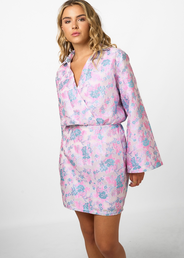 Annemijn jacquard jurk