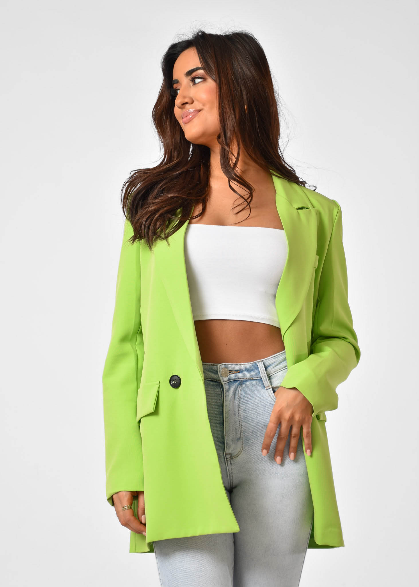 Harper blazer lime