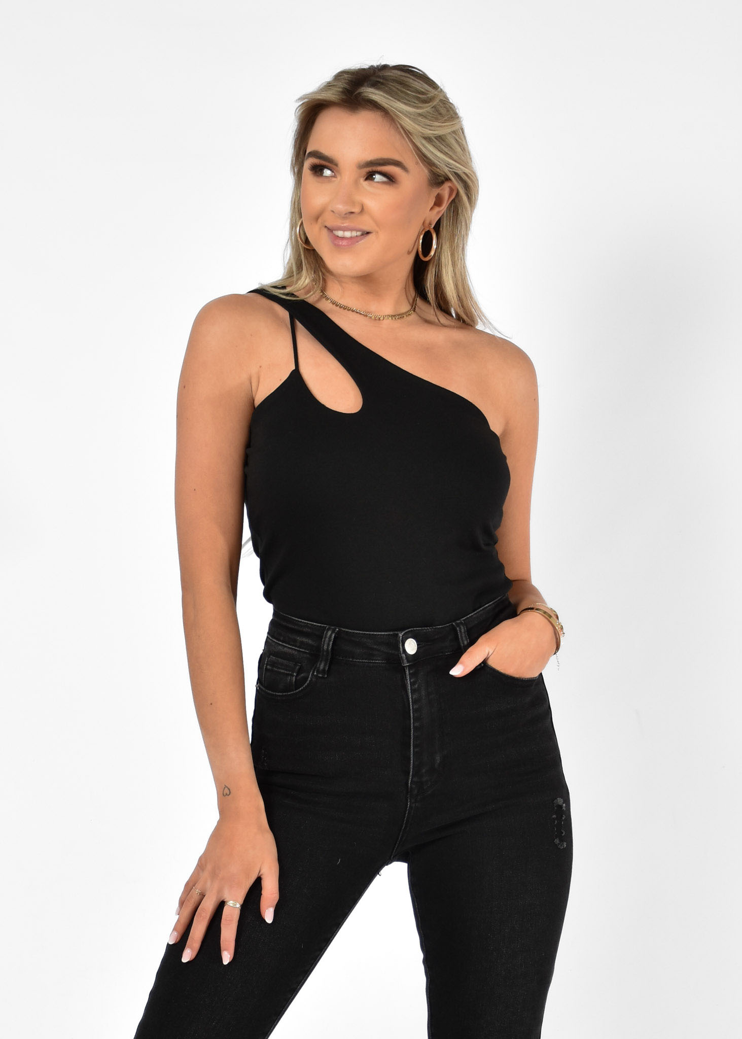 Julia top zwart