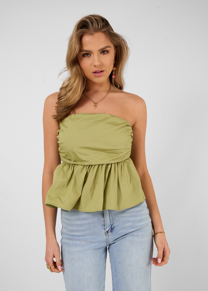 Puck top groen