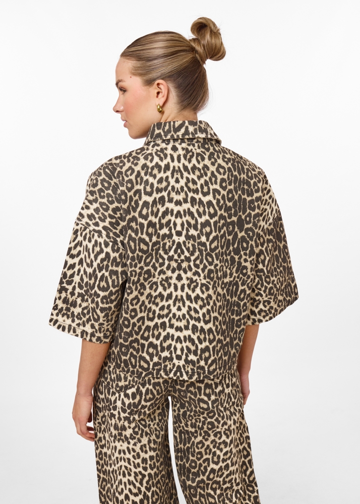 Billy leopard blouse