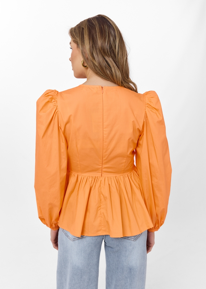 Nola top oranje