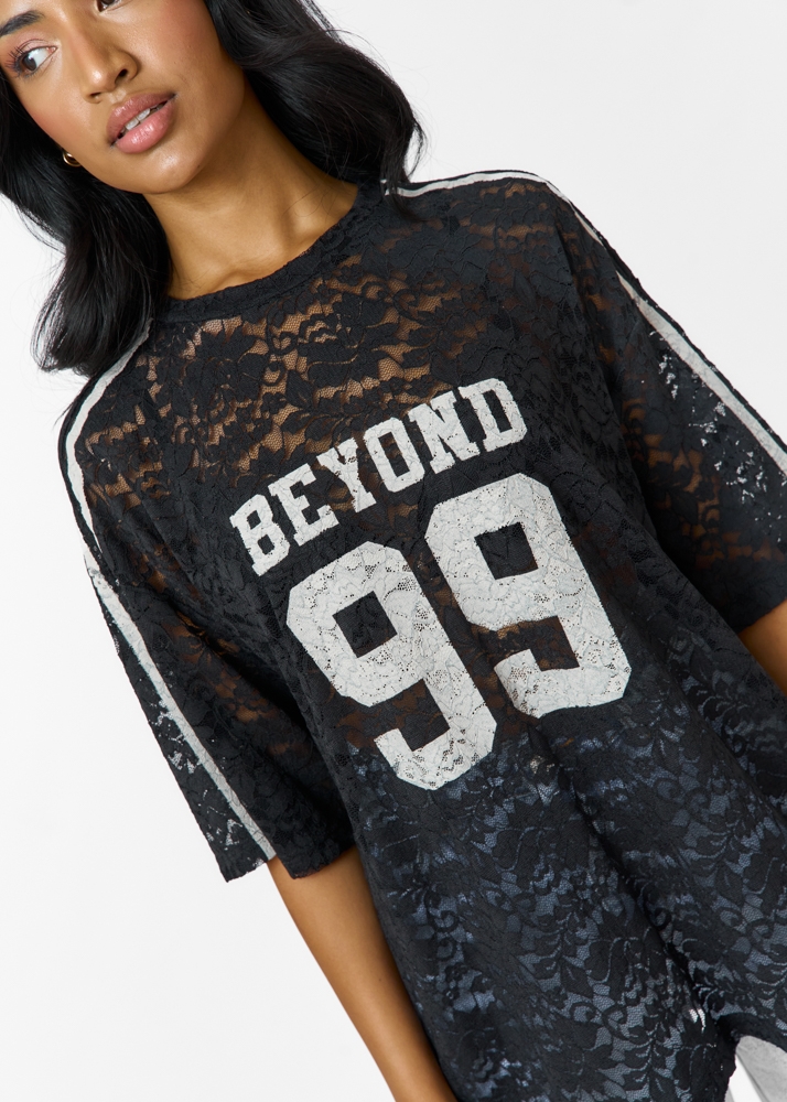 Beyond t-shirt | zwart | S | 2543/C06/182-900-S
