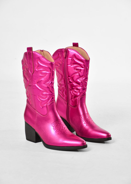 Elize cowboy boots fuchsia 