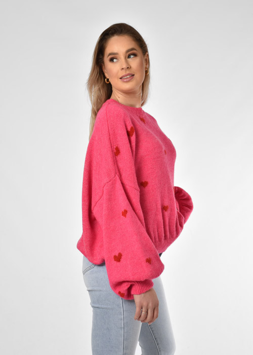 Loena trui fuchsia