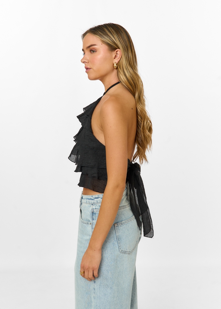 Leonie ruffle top
