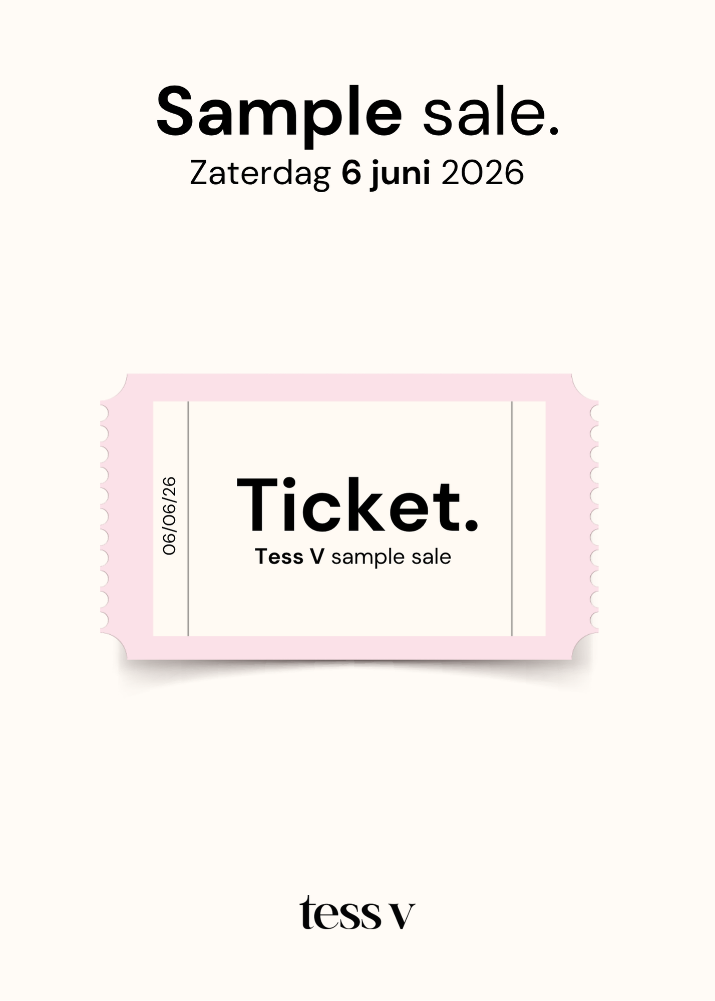Ticket zaterdag 06-06