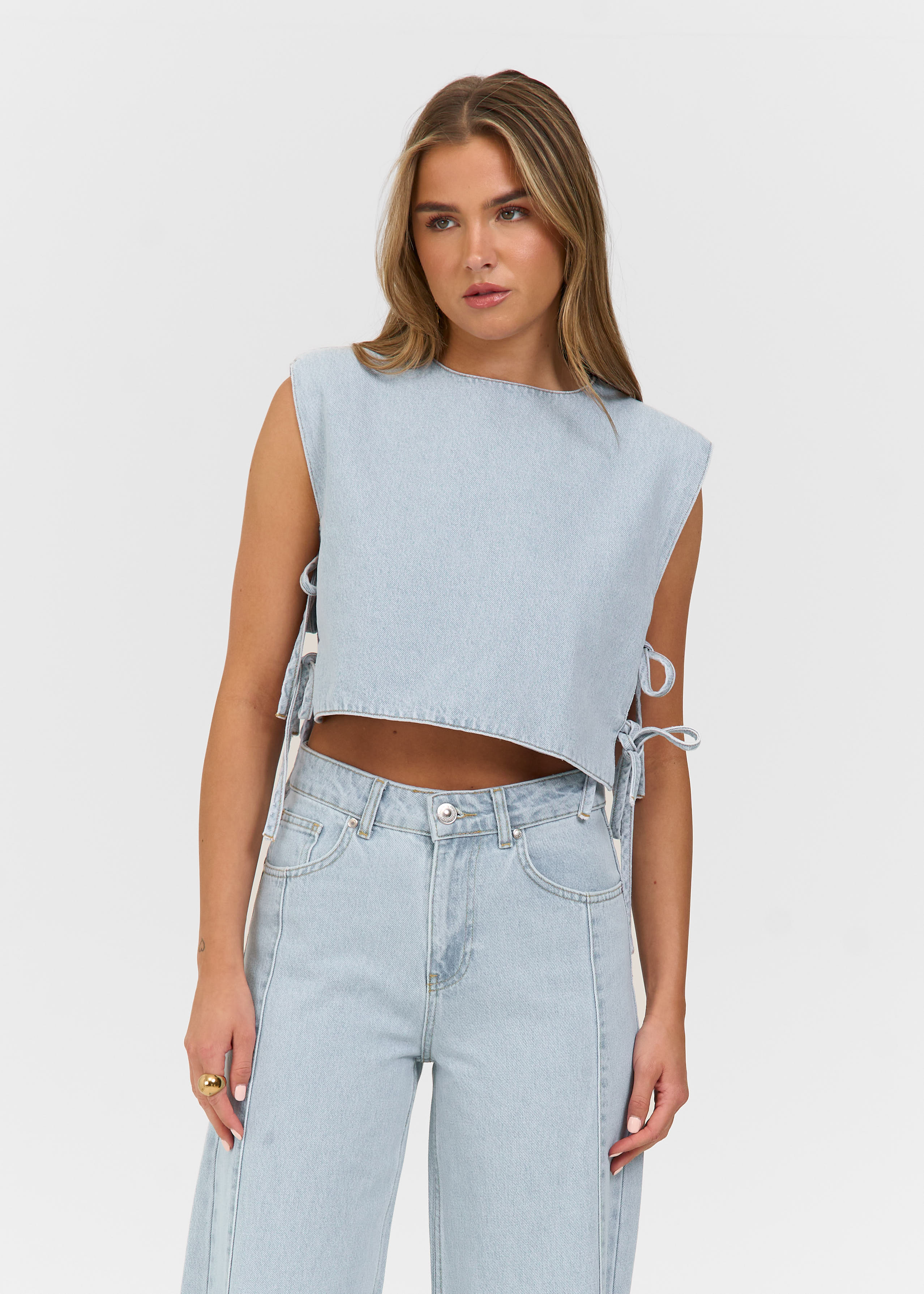 Izzy denim top