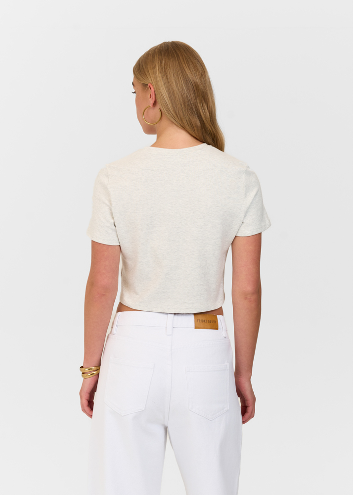 Friday Denim embossed logo t-shirt