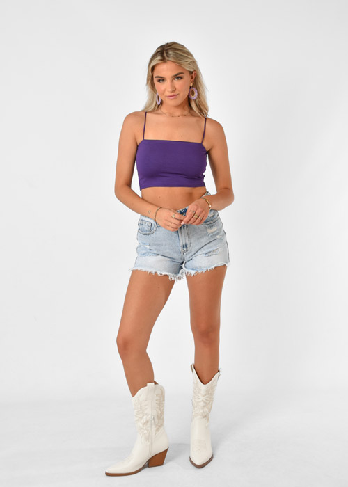 Denise top purple