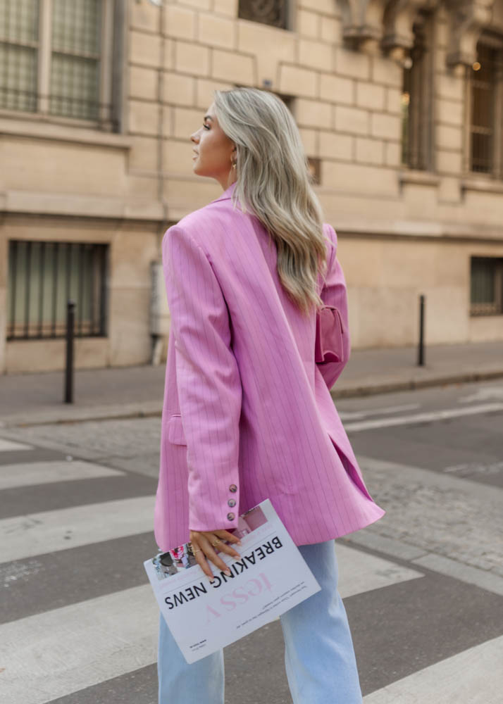 Cara blazer roze 