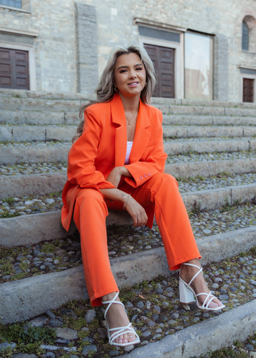 Yara blazer oranje