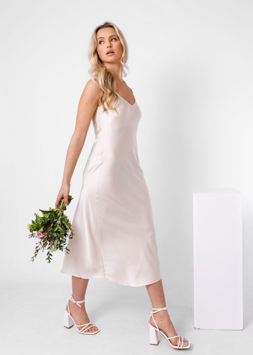 Julia jurk beige