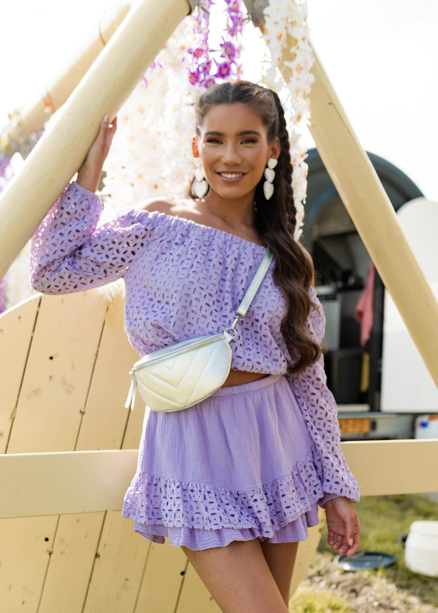 Jenna blouse lila