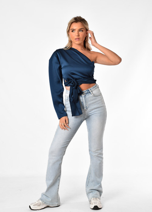 Elisa top donkerblauw