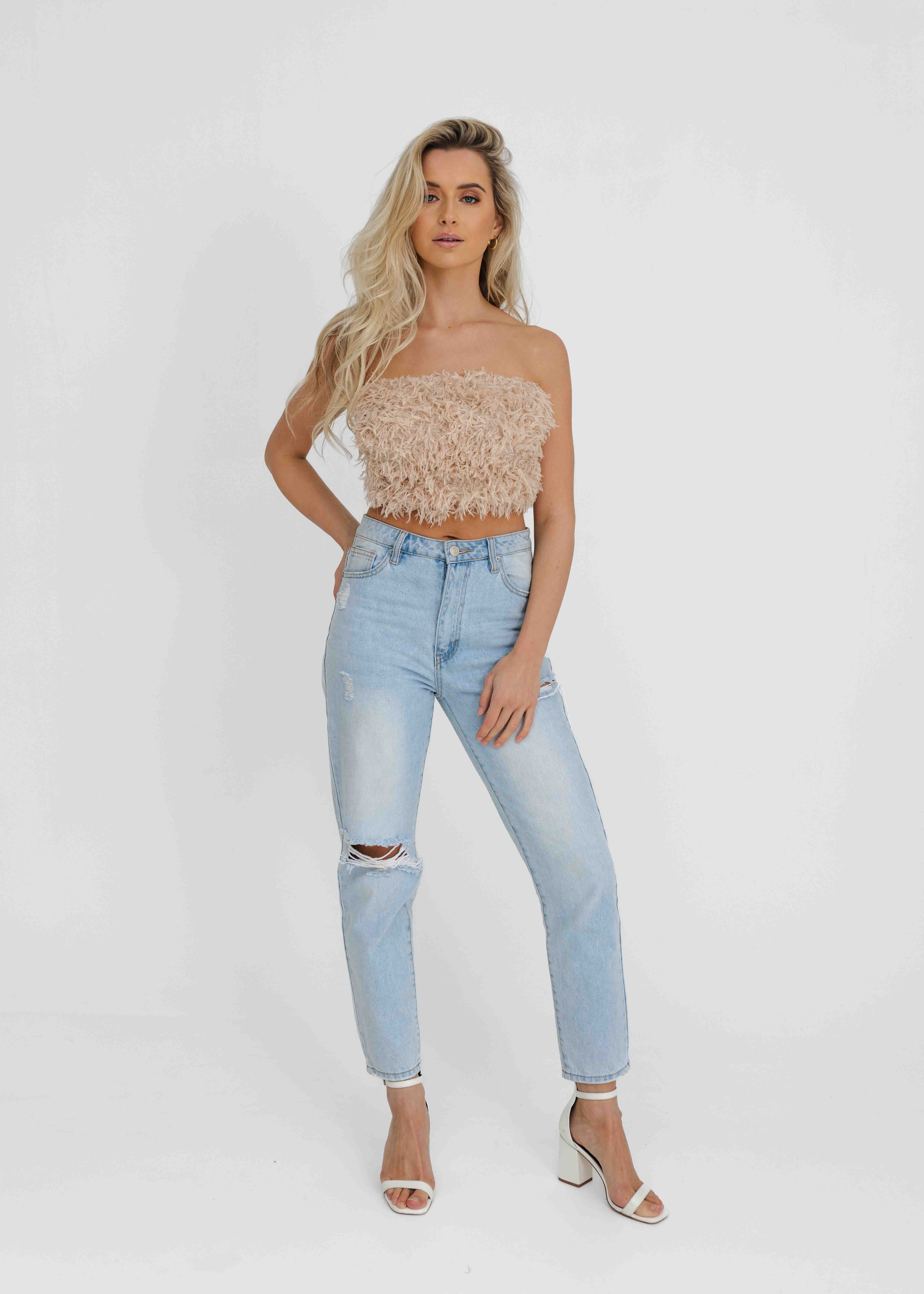Iconic top beige