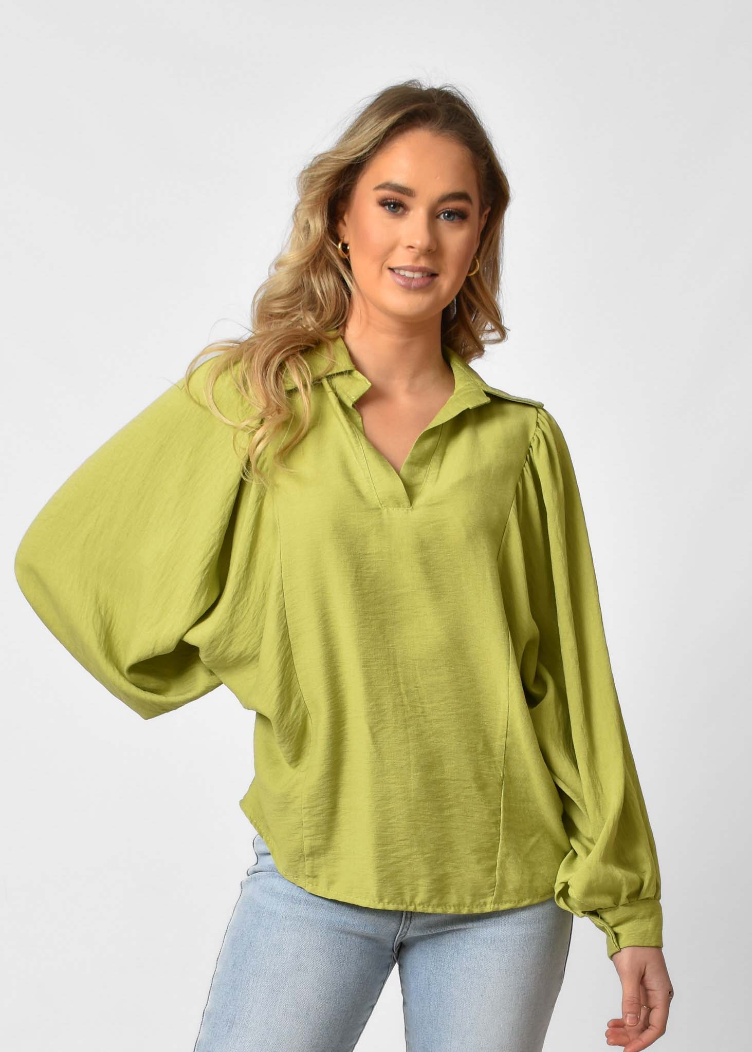 Charlie blouse groen