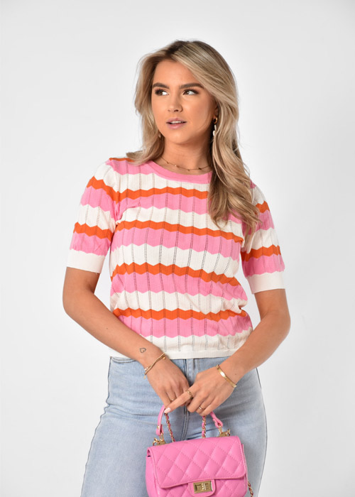 Soof top roze