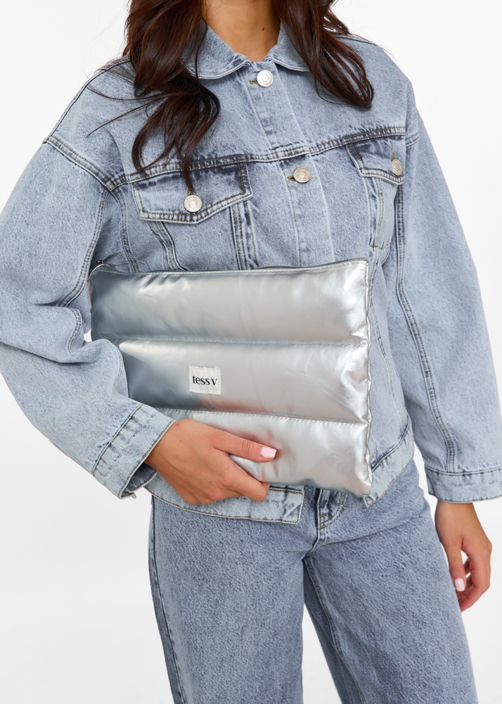 Mara laptophoes zilver