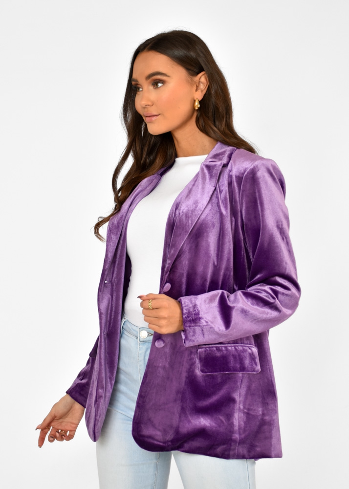 Cleo blazer paars
