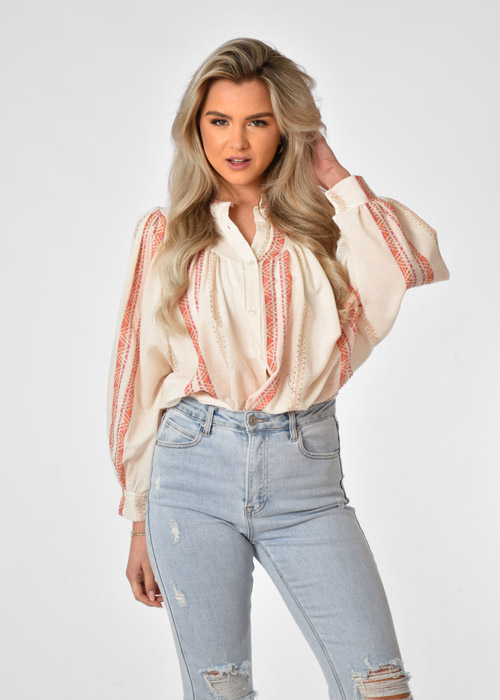 Brenda blouse creme