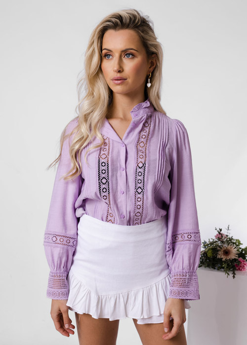Lauren blouse lila