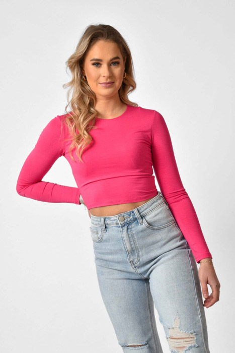 Levi top fuchsia