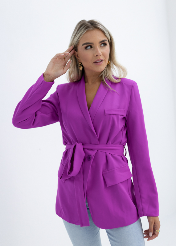 Femke blazer paars