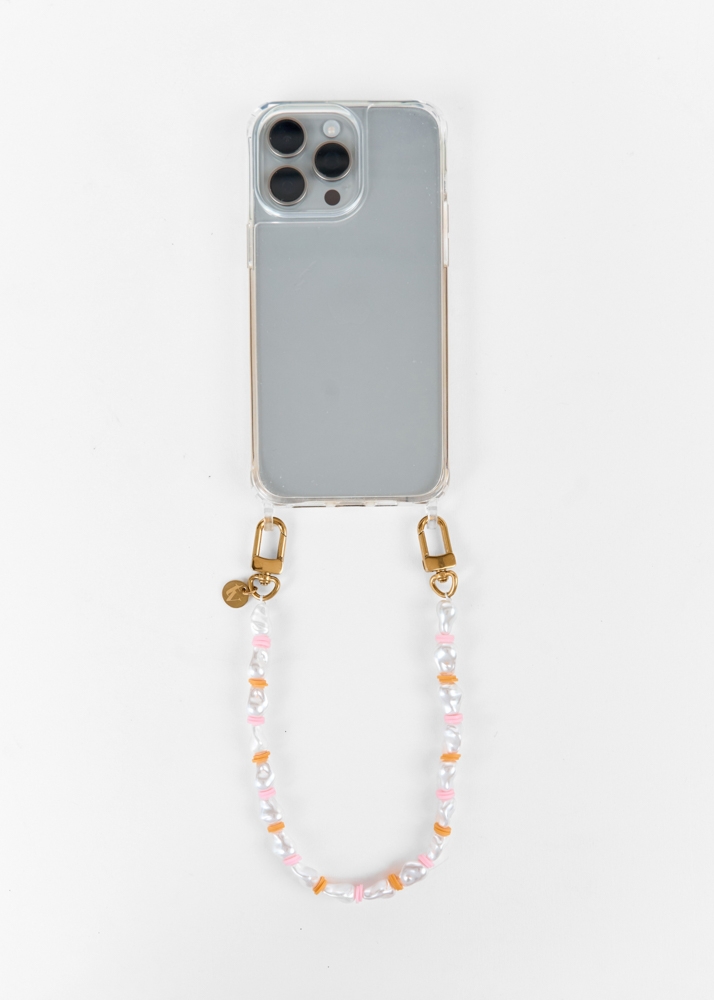 Perla telefoonkoord roze