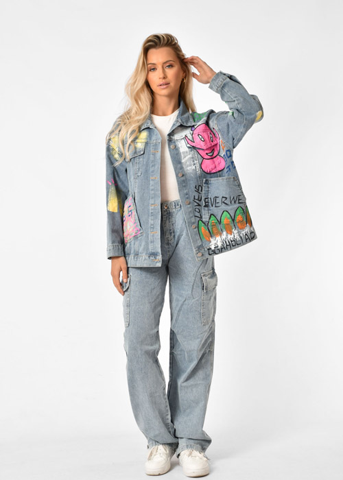 Sam denim jacket blauw