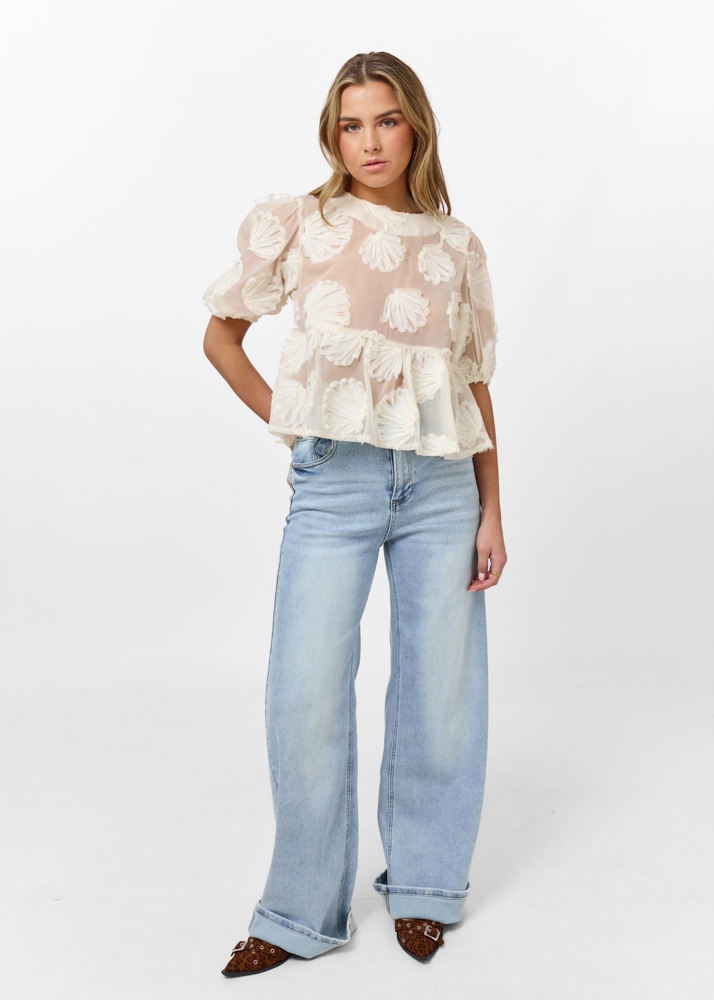 Isabel top wit