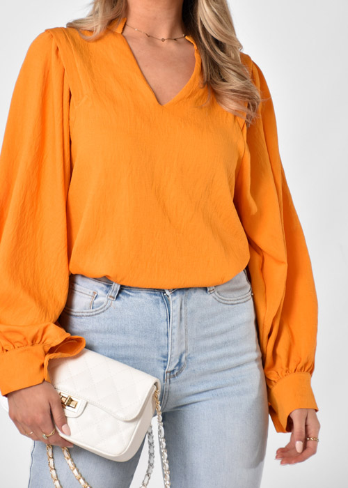 Megan blouse oranje