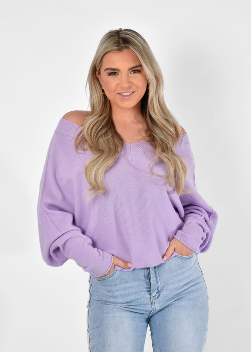 Ellen trui lila 