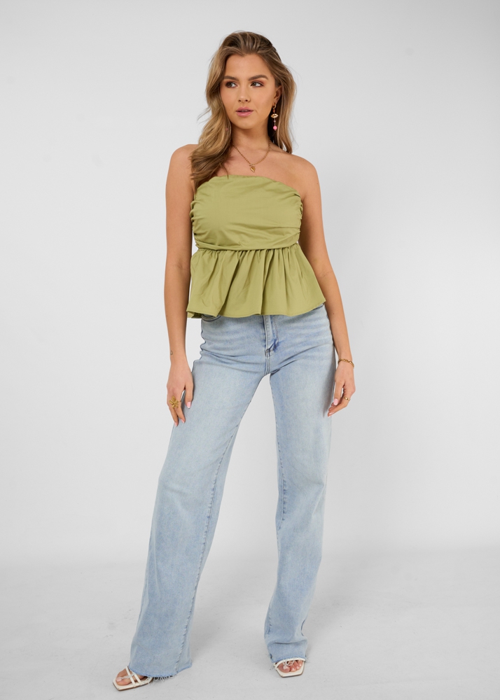 Puck top groen