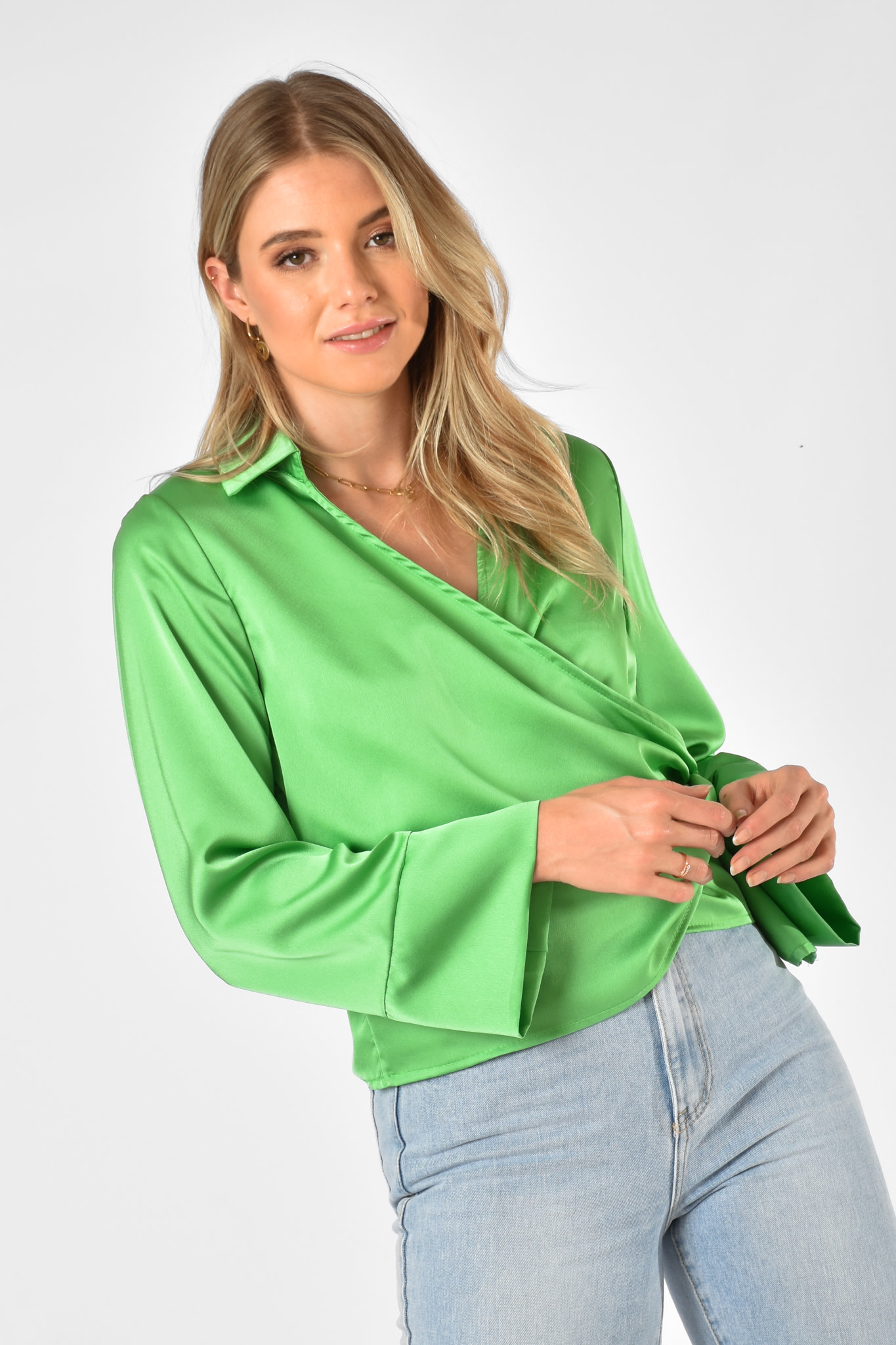 Nela blouse groen Nela blouse groen