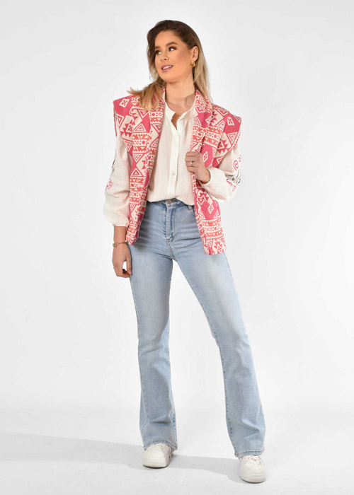 Madelon blouse fuchsia