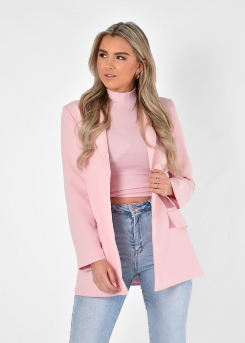 Cindy blazer lichtroze