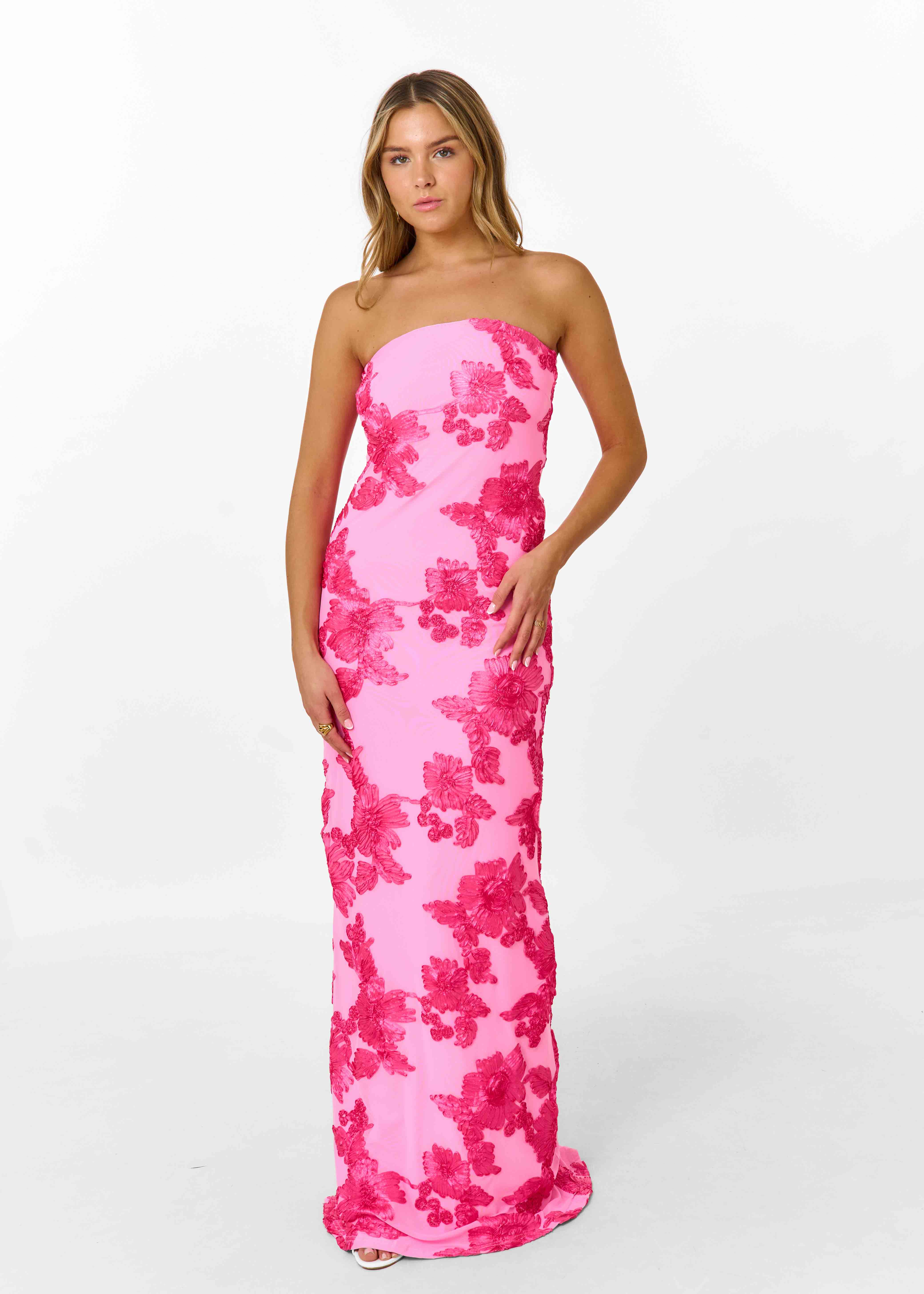 Marell maxi jurk tall roze