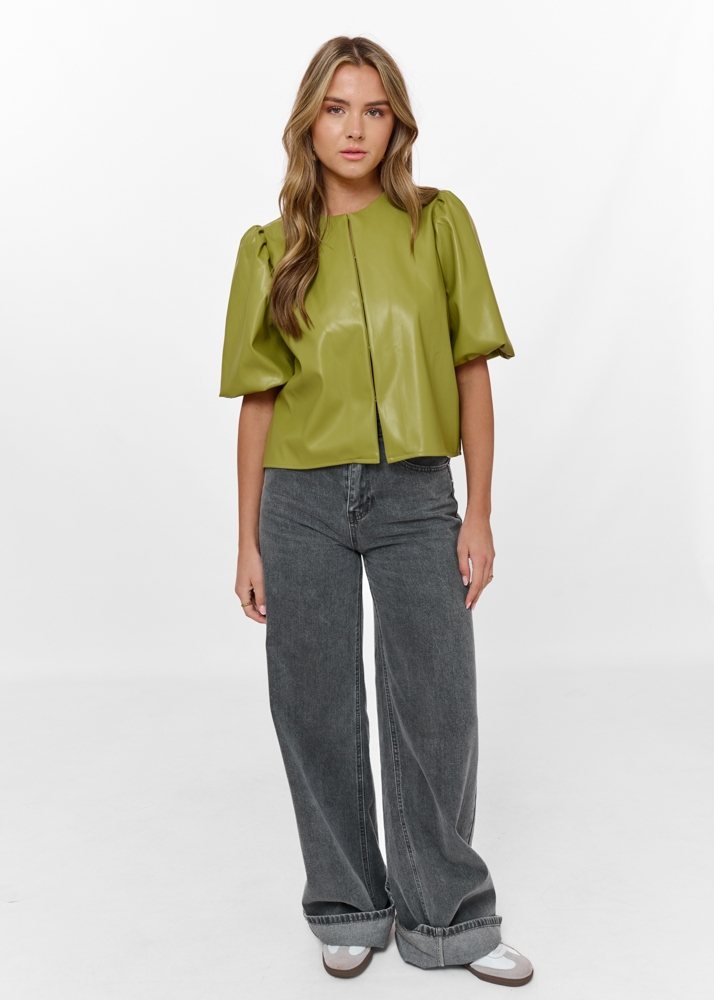 Lana leren top