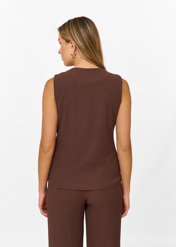 Liselotte top bruin