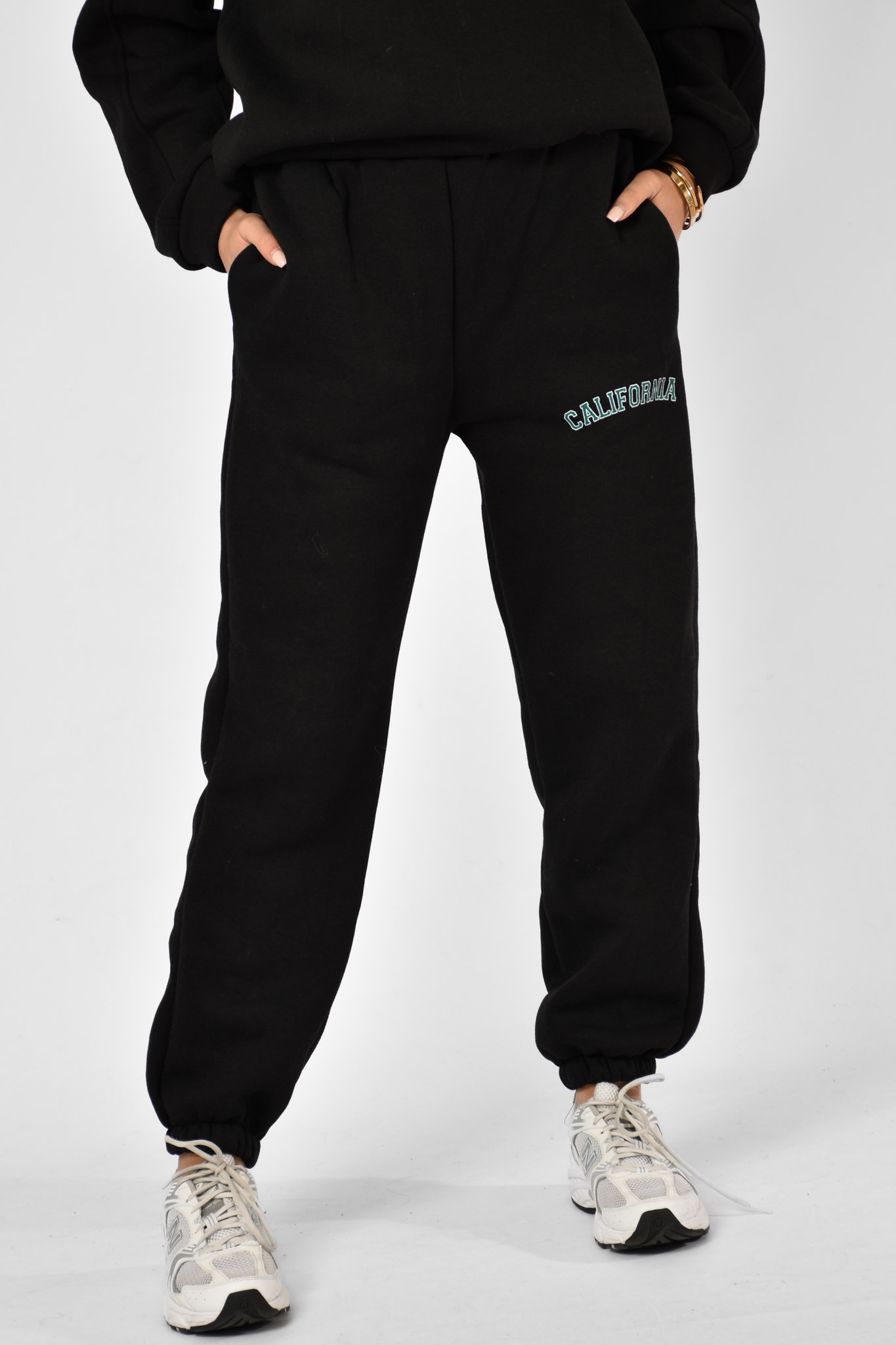 California jogging set zwart