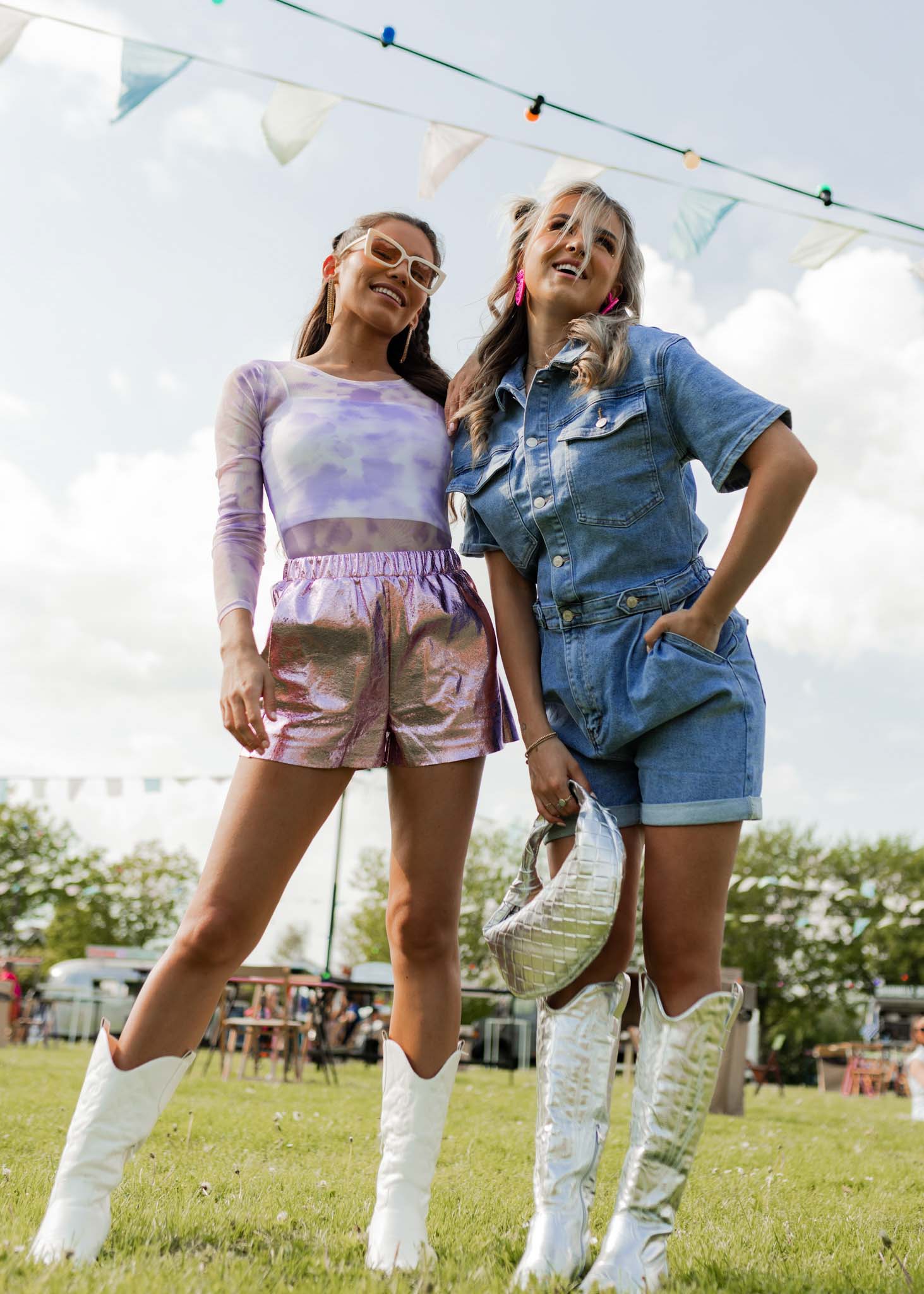 Nora playsuit denim 