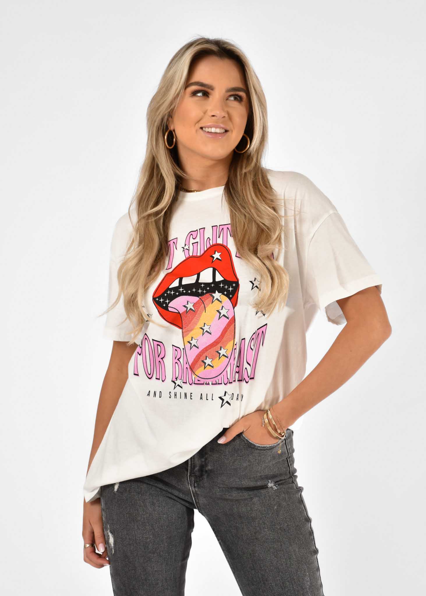 Jana t-shirt wit