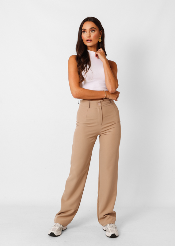 Romy pantalon camel