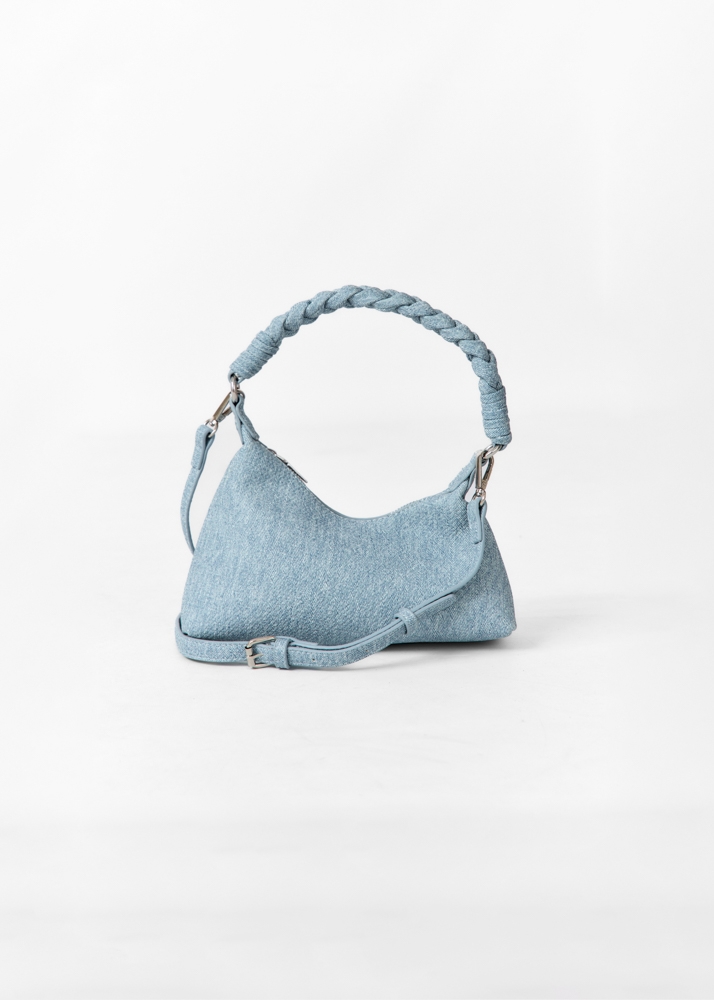 Yara denim tas lichtblauw
